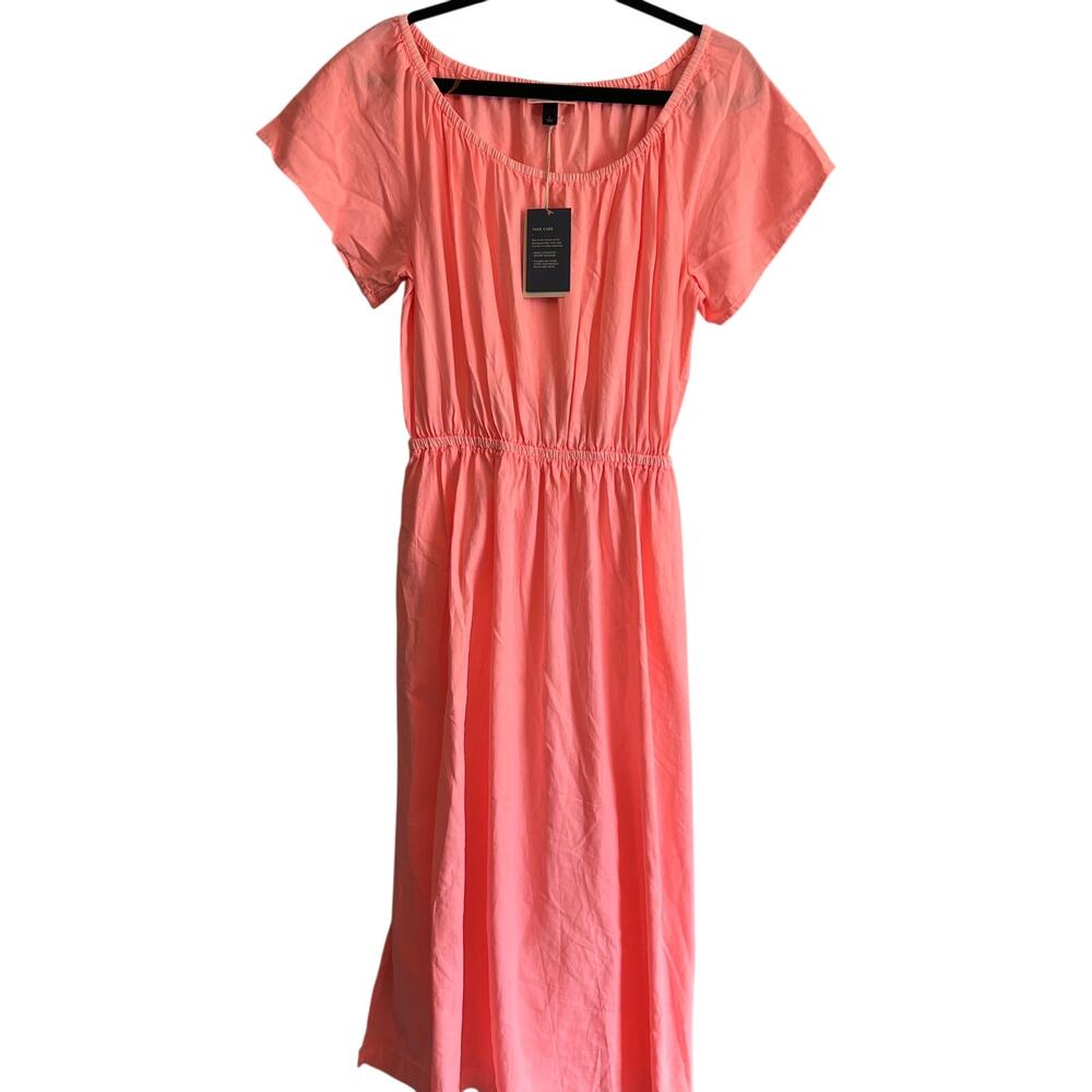 Universal Thread Women's Pink Short Sleeve Back Cut Out Dress - Medium - NWT